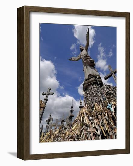 Hill of Crosses, Near Siauliai, Lithuania, Baltic States, Europe-Gary Cook-Framed Photographic Print