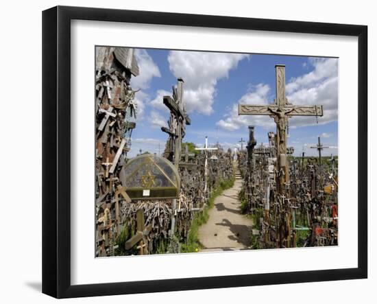 Hill of Crosses, Near Siauliai, Lithuania, Baltic States-Gary Cook-Framed Photographic Print