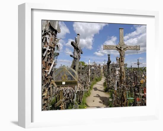 Hill of Crosses, Near Siauliai, Lithuania, Baltic States-Gary Cook-Framed Photographic Print