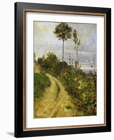 Hill Road-Edoardo Dalbono-Framed Premium Giclee Print