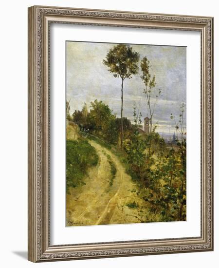 Hill Road-Edoardo Dalbono-Framed Giclee Print