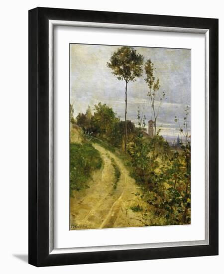 Hill Road-Edoardo Dalbono-Framed Giclee Print