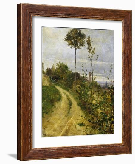 Hill Road-Edoardo Dalbono-Framed Giclee Print