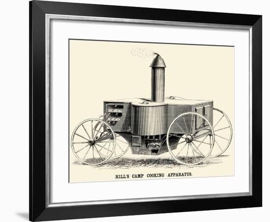 Hill's Camp Cooking Apparatus-null-Framed Art Print