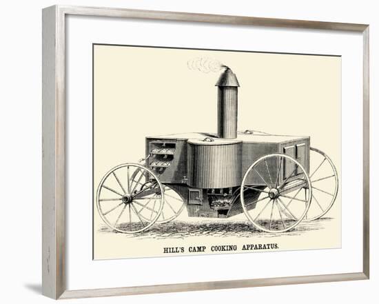 Hill's Camp Cooking Apparatus-null-Framed Art Print