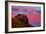 Hill Sunset Magic Mount Diablo California Coast Live Oak Trees-Vincent James-Framed Photographic Print