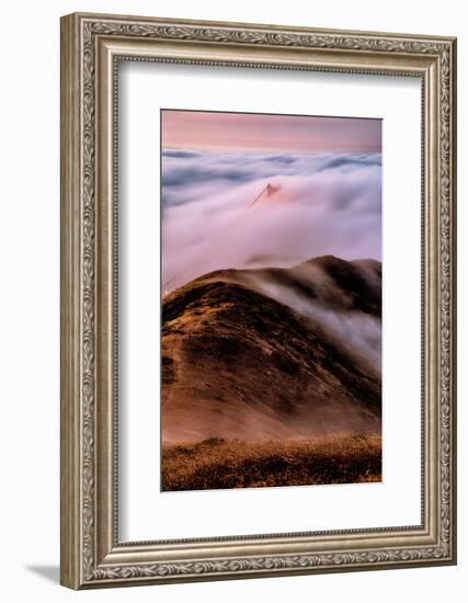 Hill Sweep, Golden Gate Bridge, San Francisco-Vincent James-Framed Photographic Print