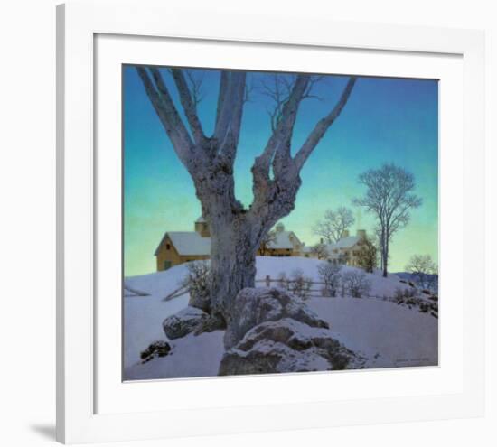 Hill Top Farm-Maxfield Parrish-Framed Art Print