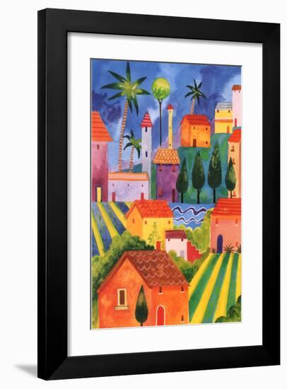 Hill Town II-Sophie Harding-Framed Art Print