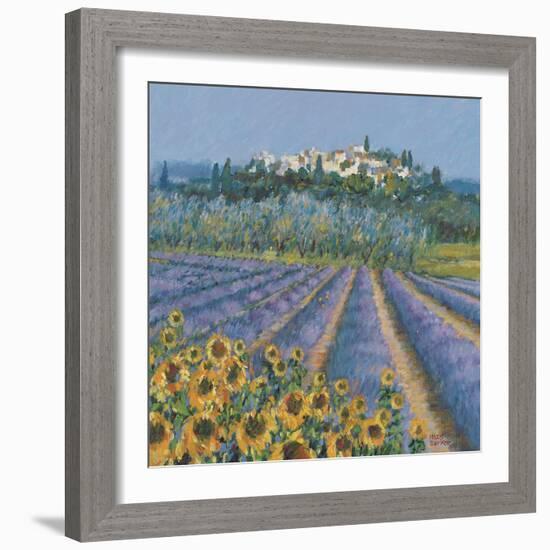 Hill Town, Provence-Hazel Barker-Framed Giclee Print