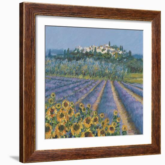 Hill Town, Provence-Hazel Barker-Framed Giclee Print