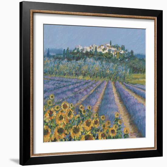 Hill Town, Provence-Hazel Barker-Framed Giclee Print