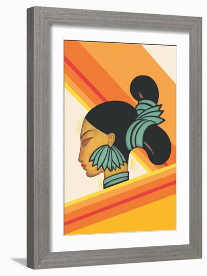 Hill Woman of Assam-Frank Mcintosh-Framed Art Print