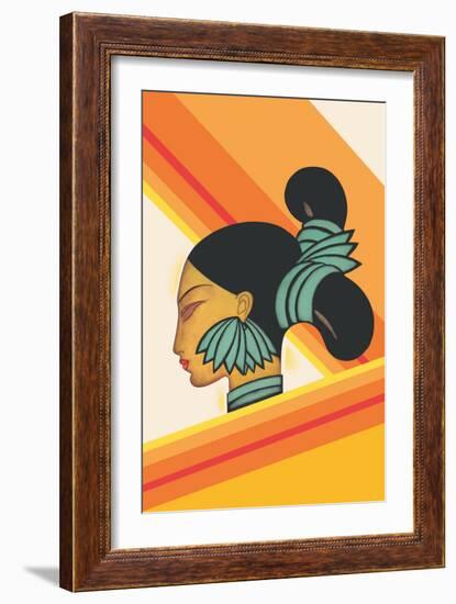 Hill Woman of Assam-Frank Mcintosh-Framed Art Print