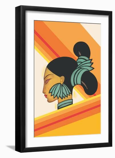 Hill Woman of Assam-Frank Mcintosh-Framed Art Print