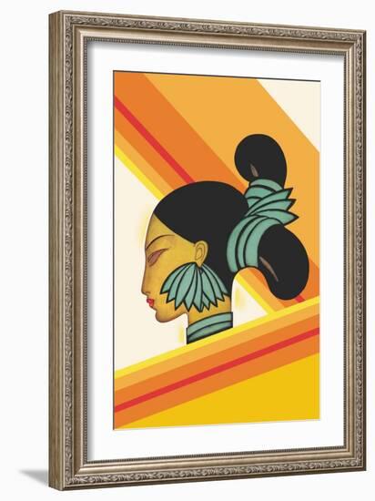 Hill Woman of Assam-Frank Mcintosh-Framed Art Print