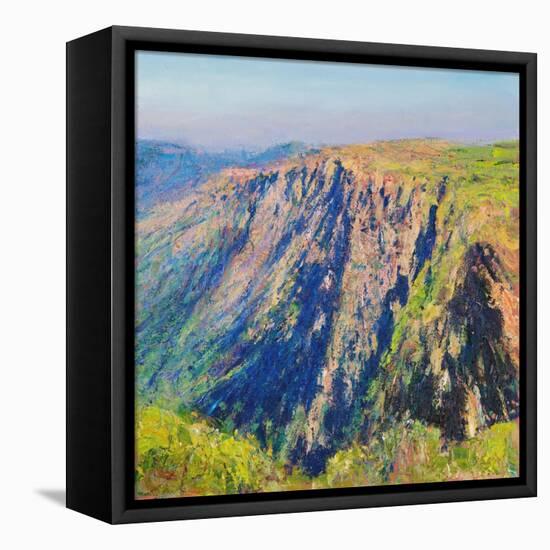 Hills Above the Tea Plantations, Kerala, 2017-Andrew Gifford-Framed Premier Image Canvas