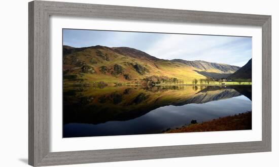 Hills and Lake-Rory Garforth-Framed Photographic Print