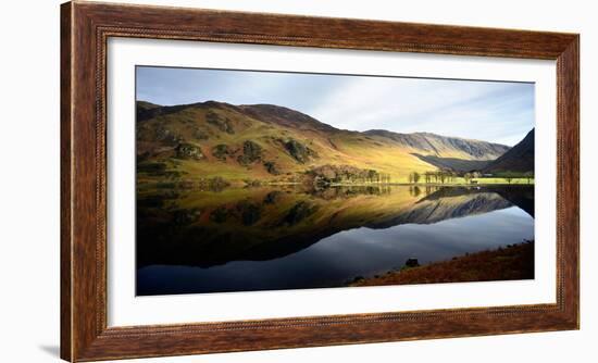 Hills and Lake-Rory Garforth-Framed Photographic Print