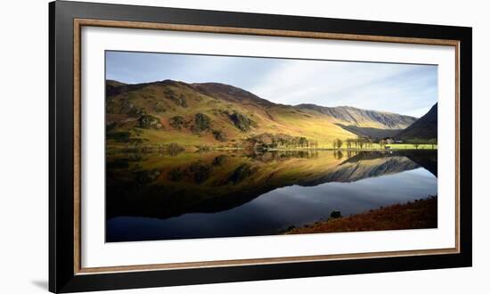 Hills and Lake-Rory Garforth-Framed Photographic Print