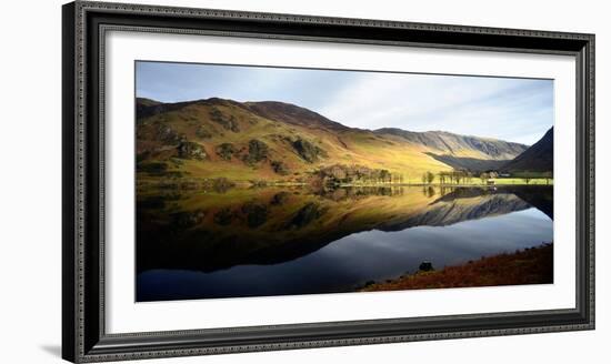 Hills and Lake-Rory Garforth-Framed Photographic Print