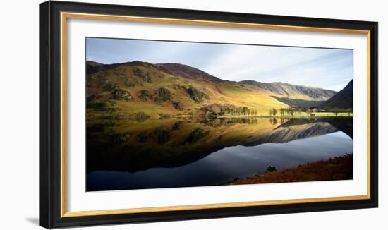Hills and Lake-Rory Garforth-Framed Photographic Print