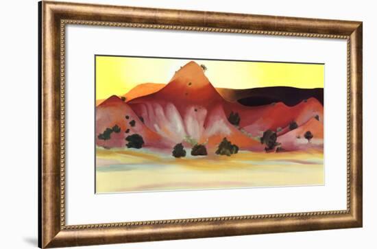 Hills and Mesa-Georgia O'Keeffe-Framed Art Print
