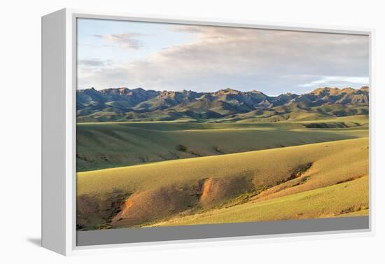 Hills and mountains, Bayandalai district, South Gobi province, Mongolia, Central Asia, Asia-Francesco Vaninetti-Framed Premier Image Canvas