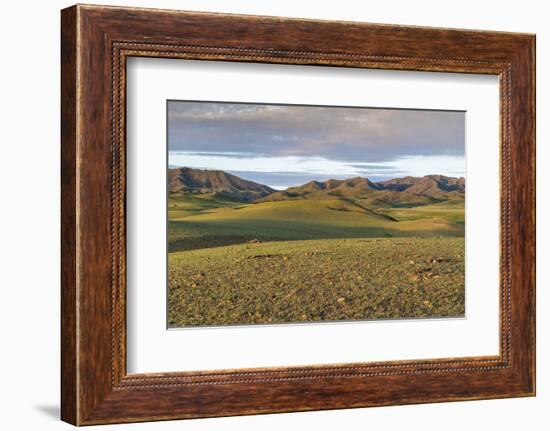 Hills and mountains, Bayandalai district, South Gobi province, Mongolia, Central Asia, Asia-Francesco Vaninetti-Framed Photographic Print