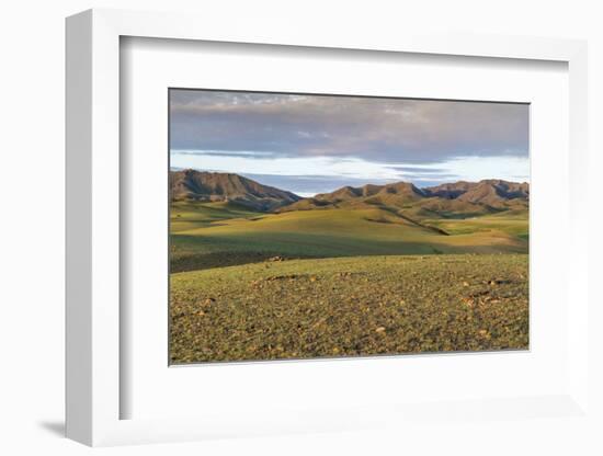 Hills and mountains, Bayandalai district, South Gobi province, Mongolia, Central Asia, Asia-Francesco Vaninetti-Framed Photographic Print