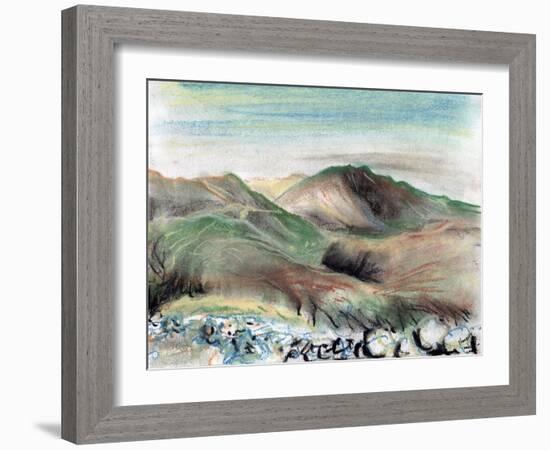 Hills in the Lake District, 2005,-Vincent Alexander Booth-Framed Giclee Print