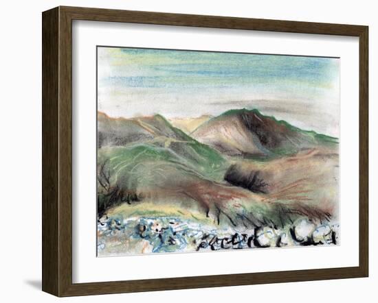 Hills in the Lake District, 2005,-Vincent Alexander Booth-Framed Giclee Print