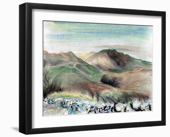 Hills in the Lake District, 2005,-Vincent Alexander Booth-Framed Giclee Print