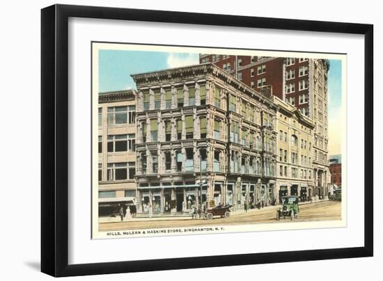 Hills, McLean & Haskins Store, Binghamton, New York-null-Framed Art Print