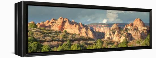 Hills of Kolob Canyon in Afternoon Light-Vincent James-Framed Premier Image Canvas