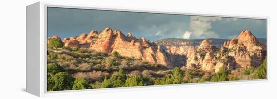 Hills of Kolob Canyon in Afternoon Light-Vincent James-Framed Premier Image Canvas