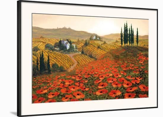 Hills of Tuscany II-Steve Wynne-Framed Art Print