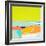Hills over the Sea, 2014 (Acrylic on Canvas)-Angie Kenber-Framed Giclee Print