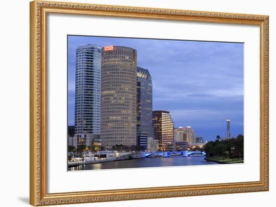Hillsborough River and Skyline, Tampa, Florida, United States of America, North America-Richard Cummins-Framed Photographic Print
