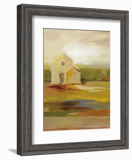 Hillside Barn I v2-Silvia Vassileva-Framed Art Print