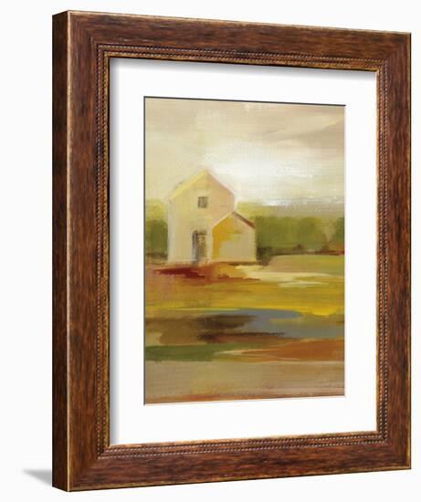 Hillside Barn I v2-Silvia Vassileva-Framed Art Print