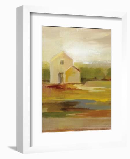 Hillside Barn I v2-Silvia Vassileva-Framed Art Print