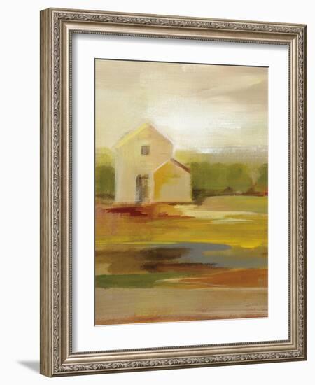 Hillside Barn I v2-Silvia Vassileva-Framed Art Print