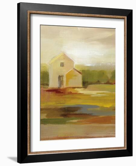 Hillside Barn I v2-Silvia Vassileva-Framed Art Print