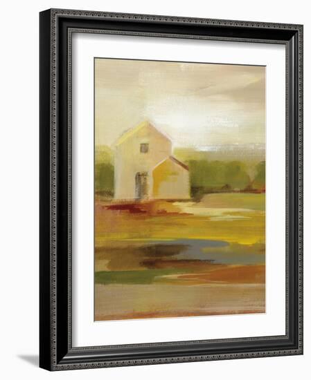 Hillside Barn I v2-Silvia Vassileva-Framed Art Print