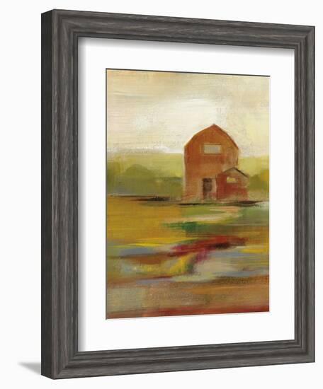 Hillside Barn II v2-Silvia Vassileva-Framed Art Print