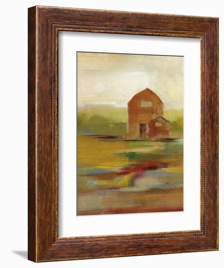 Hillside Barn II v2-Silvia Vassileva-Framed Art Print