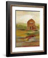 Hillside Barn II v2-Silvia Vassileva-Framed Art Print
