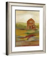 Hillside Barn II v2-Silvia Vassileva-Framed Art Print