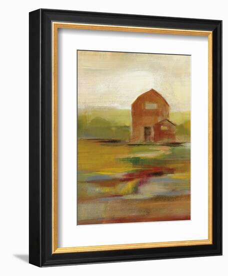 Hillside Barn II v2-Silvia Vassileva-Framed Art Print